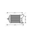  Radiateur d'air PUNTO seulement 1.9 JTD 