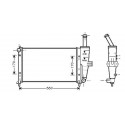 Radiateur refroidissement du moteur Fiat Punto 99-03