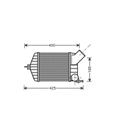  Radiateur d'air PUNTO seulement 1.9 JTD 