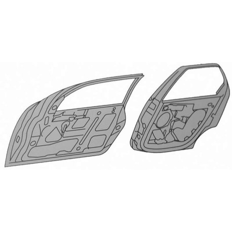 Porte Carrosserie arrière à  droite (Côté passager) Ford Focus 98-01