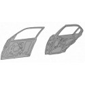 Porte Carrosserie arrière à  droite (Côté passager) Ford Mondeo 03-07 Berline / Break