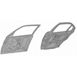 Porte Carrosserie avant à  gauche (Côté conducteur) Ford Mondeo 03-07 Berline / Break Ford Mondeo 03-07 Berline / Break
