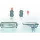 répétiteur design. blanc. avec Ampoules CIVIC. blanc. avec Ampoules 