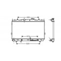 Radiateur refroidissement du moteur Hyundai Elantra apres 2003