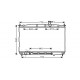Radiateur refroidissement du moteur Hyundai Santa Fe 06-09