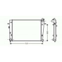 Radiateur refroidissement du moteur Hyundai Tucson 04-10