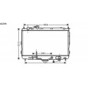 Radiateur refroidissement du moteur Kia Carens 02-06
