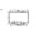 Radiateur refroidissement du moteur Kia Carens 02-06