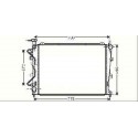 Radiateur refroidissement du moteur Kia Carens apres 2006