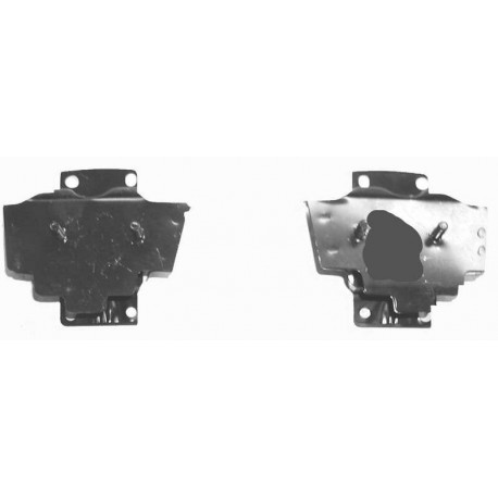 Support pare-chocs arrière à  droite (Côté passager) Nissan Almera N16 00-02 (3 / 4 / 5 portes)