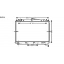 Radiateur refroidissement du moteur Nissan Navara 05-10