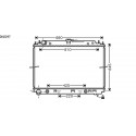 Radiateur refroidissement du moteur Nissan Pathfinder 05-10