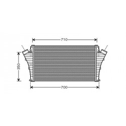 Intercooler échangeur Opel Signum 03-05 Opel Signum 05-08