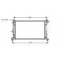 Radiateur refroidissement du moteur Opel Vectra B 99-02