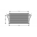 Intercooler échangeur Opel Signum 03-05 Opel Signum 05-08 Opel Vectra C 02-05 Berline / Break