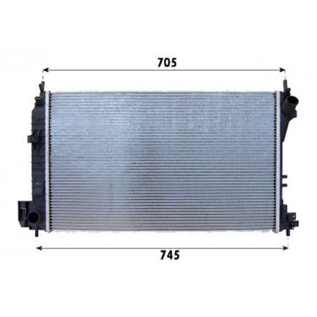 Radiateur refroidissement du moteur Opel Signum 03-05 Opel Signum 03-05 Opel Signum 03-05 Opel Signum 03-05