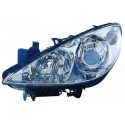  Phare Droit P.307. H7/H1 avec Moteur pour régl. Electrique 