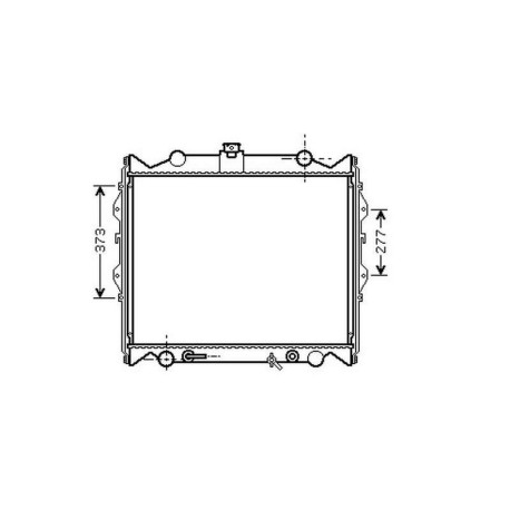 Radiateur refroidissement du moteur Toyota Landcruiser J9 / J10 96-02