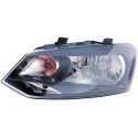 Projecteur principal droit (Côté passager) VolksWagen Polo apres 2009 (3 / 5 portes)
