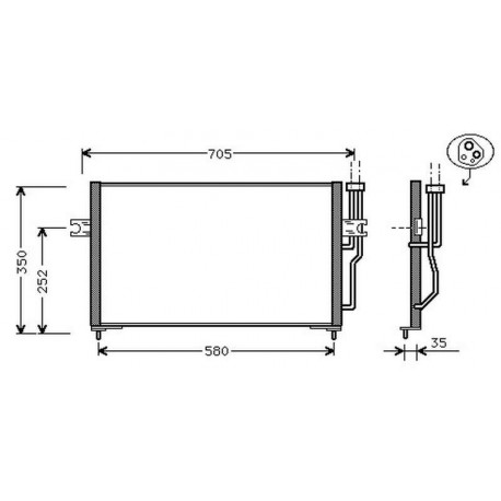 Condenseur climatisation Volvo S40/V40 96-00