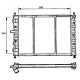 Radiateur refroidissement du moteur Fiat Brava 95-01