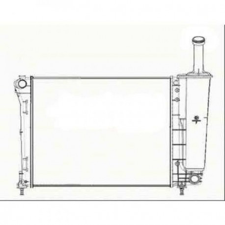 Radiateur refroidissement du moteur Fiat 500 berline / Cabriolet apres 2007 Ford Ka apres 2008