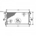 Radiateur refroidissement du moteur Citroen Jumper 06-