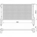 Radiateur refroidissement du moteur Fiat Doblo 01-05