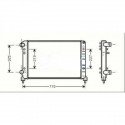 Radiateur refroidissement du moteur Fiat Doblo 05-10