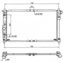 Radiateur refroidissement du moteur Fiat Doblo 05-10 Fiat Doblo 05-10