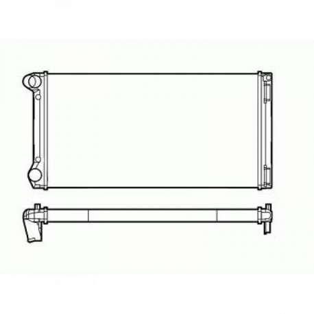 Radiateur refroidissement du moteur Fiat Idea apres 2004