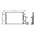 condenseur AUDI A495- tous mod. ess.