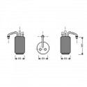  déshydrateur MONDEO. 2.5 93-00. 1.8 TD 96-00 