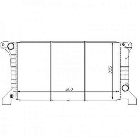 Radiateur refroidissement du moteur Ford Transit 91-94 Ford Transit 94-99