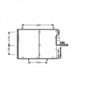  Condenseur DB W124. C.T.E+16V.260-320 