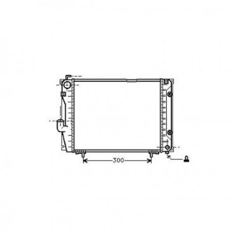 Radiateur refroidissement du moteur Mercedes W124 93-95 200-320E  Mercedes W124 93-95 200-320E 