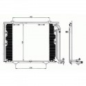  Condenseur W202. aussi SLK tous mod. 