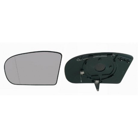 Verre de rétroviseur rétroviseur extérieur gauche (Côté conducteur) Mercedes Classe C W203 01-04 CoupeSport Mercedes Classe
