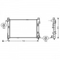 Radiateur refroidissement du moteur Mercedes Classe C W203 00-04 180-320
