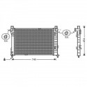 Radiateur refroidissement du moteur Mercedes Classe C W203 04-06 180-320