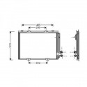  Condenseur DB W210. tous mod. 