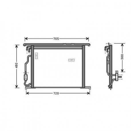  Condenseur W220. tous mod. 