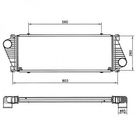 Radiateur Air SPRINTER95- MSA4217