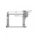 Radiateur refroidissement du moteur Mercedes Vito VAN/V-Class 96-03