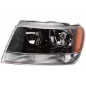 Projecteur principal gauche (Côté conducteur) Chrysler Grand Cherokee 99-03 Chrysler Grand Cherokee 99-03