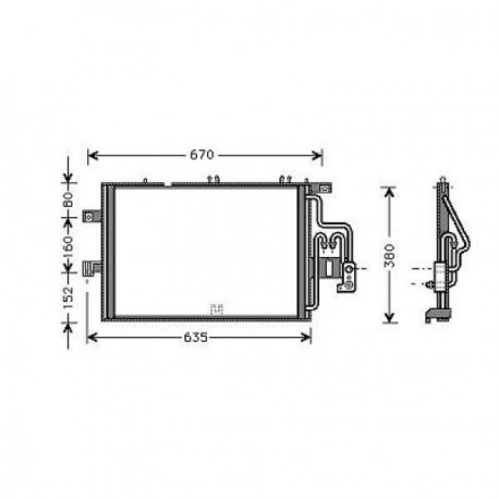  Condenseur CORSA C. 1.7 D DI 48KW 