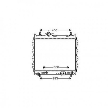 Radiateur refroidissement du moteur Chrysler PT Cruiser 00-05 Chrysler PT Cruiser 05-