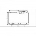 Radiateur refroidissement du moteur Chevrolet / Daewoo Evanda apres 03