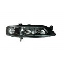  Phare design D. noir. H7/H7 VECTRA. H7/H7 noir 