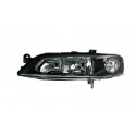  Phare design G. noir. H7/H7 VECTRA. H7/H7 noir 